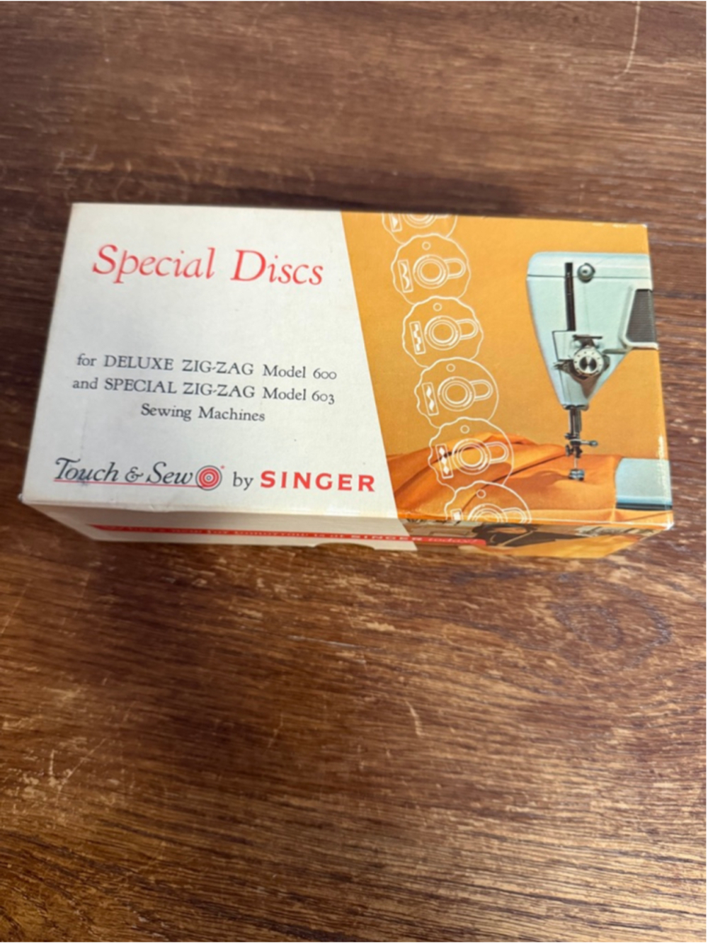 Vintage Singer Touch & Sew Special Discs Set 21976 Complete 600 603 Zig Zag Sewi